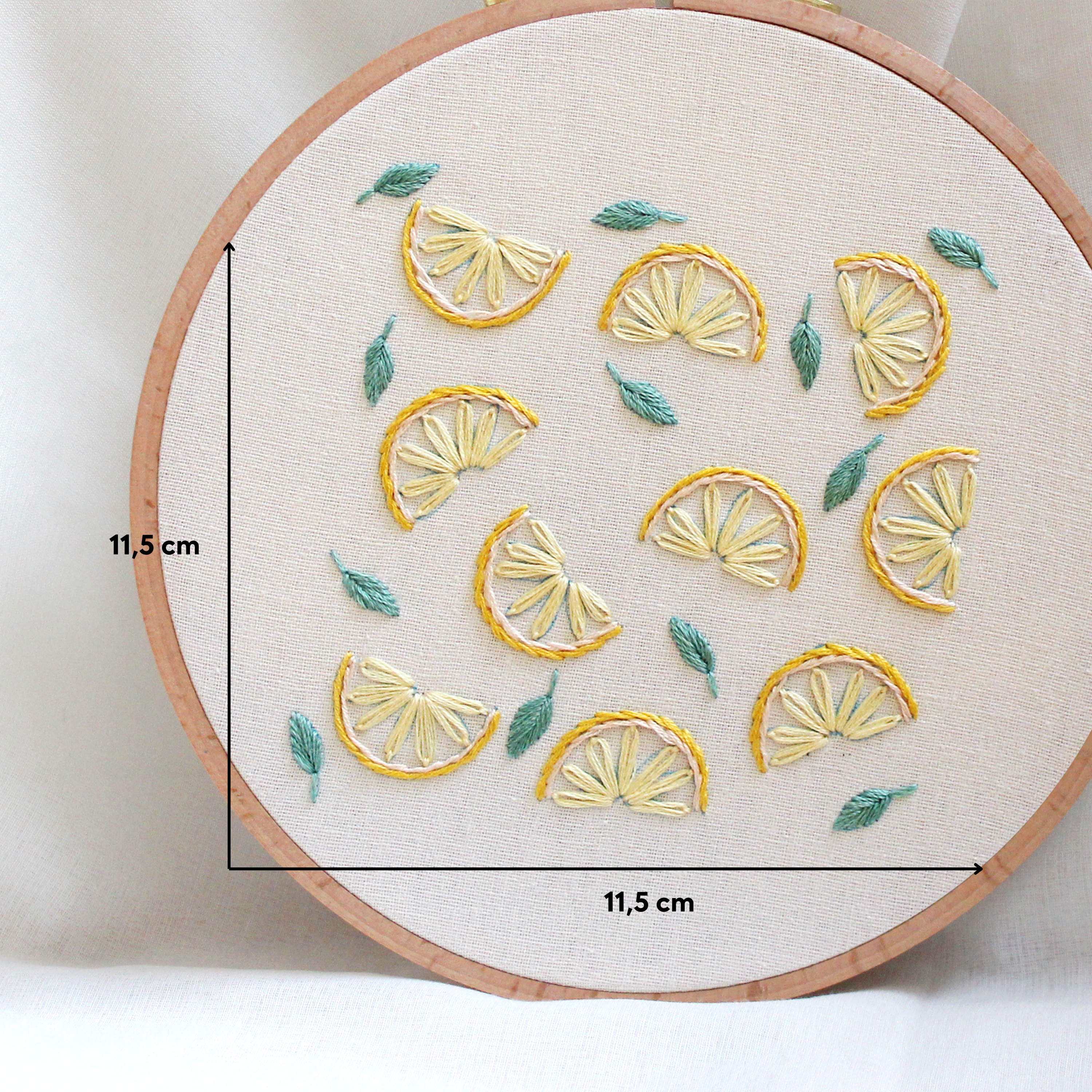 DIY Embroidery Kit - Lemons