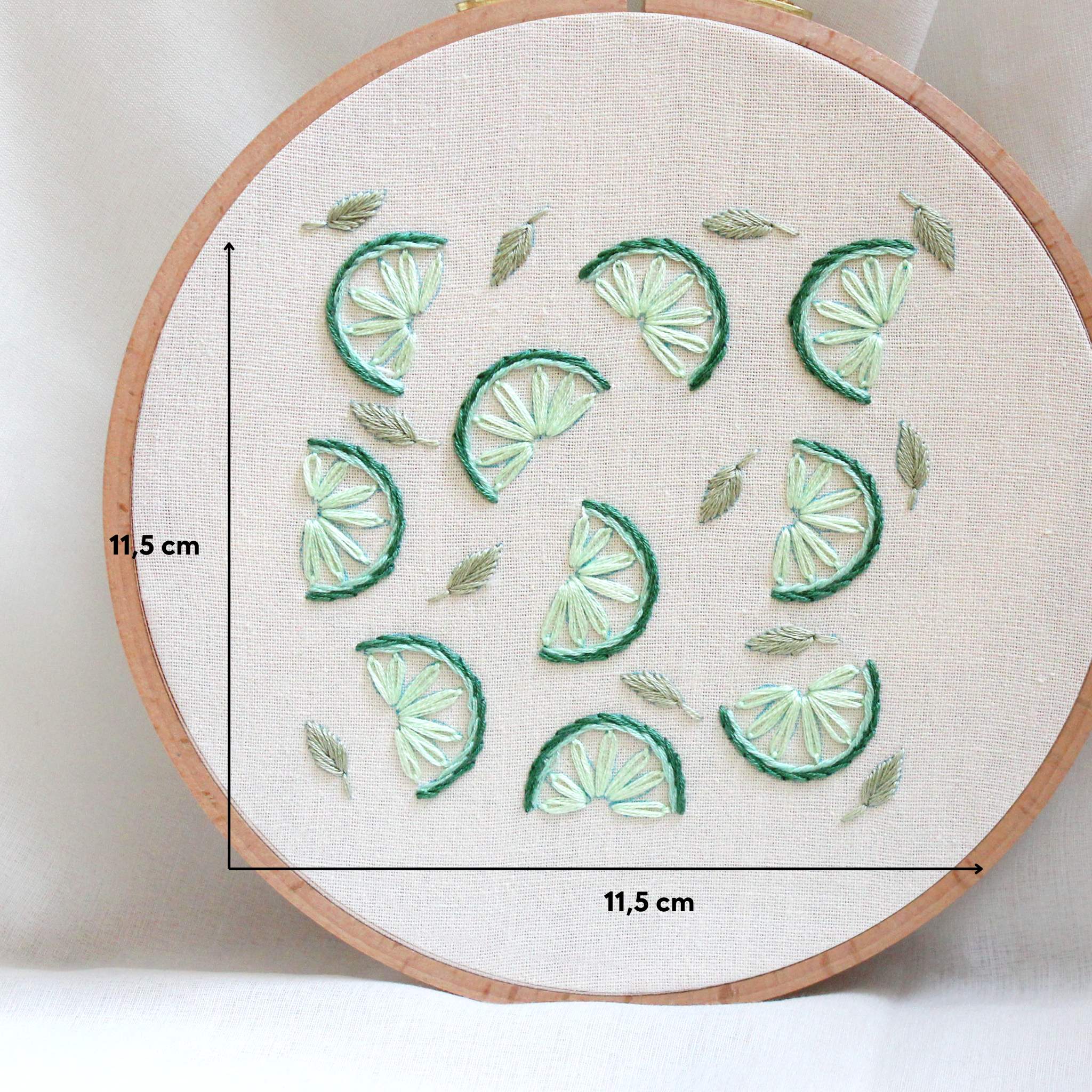 DIY Embroidery Kit - Limes