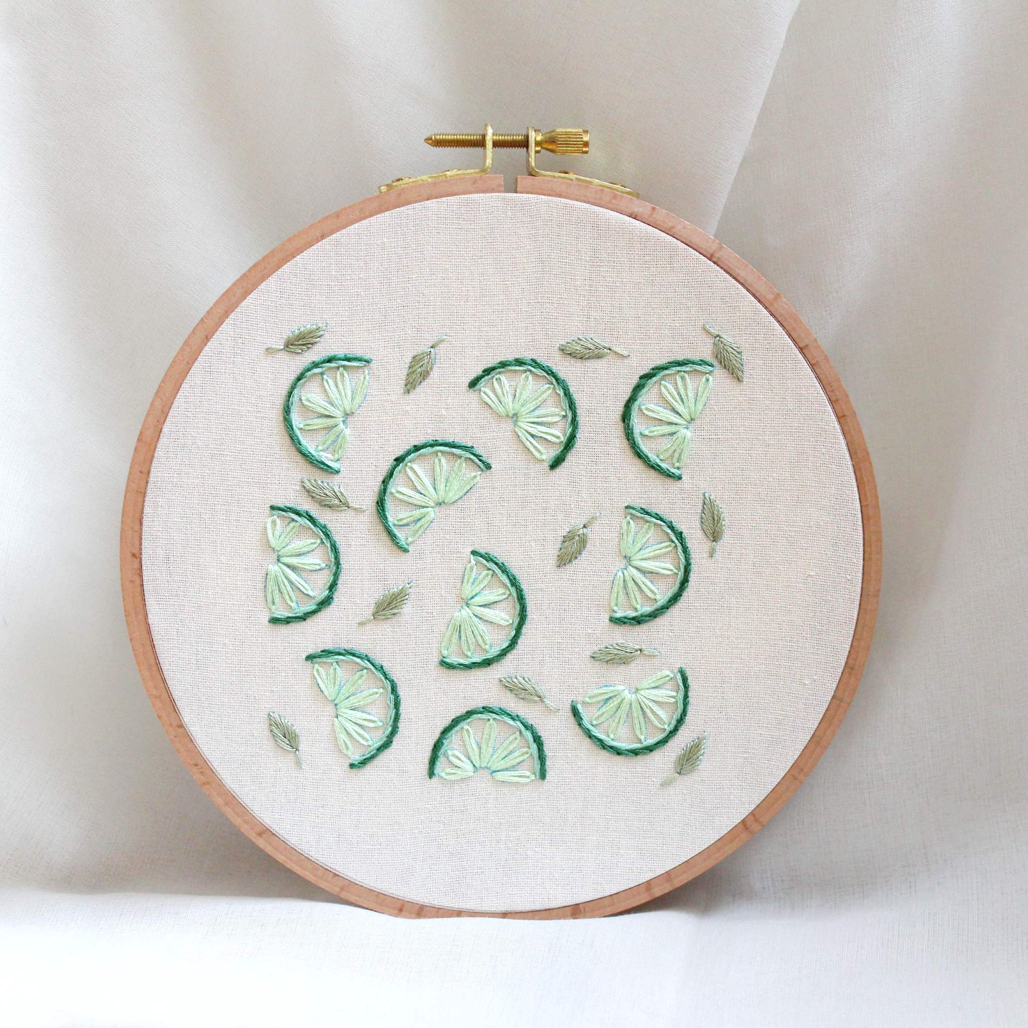 DIY Embroidery Kit - Limes