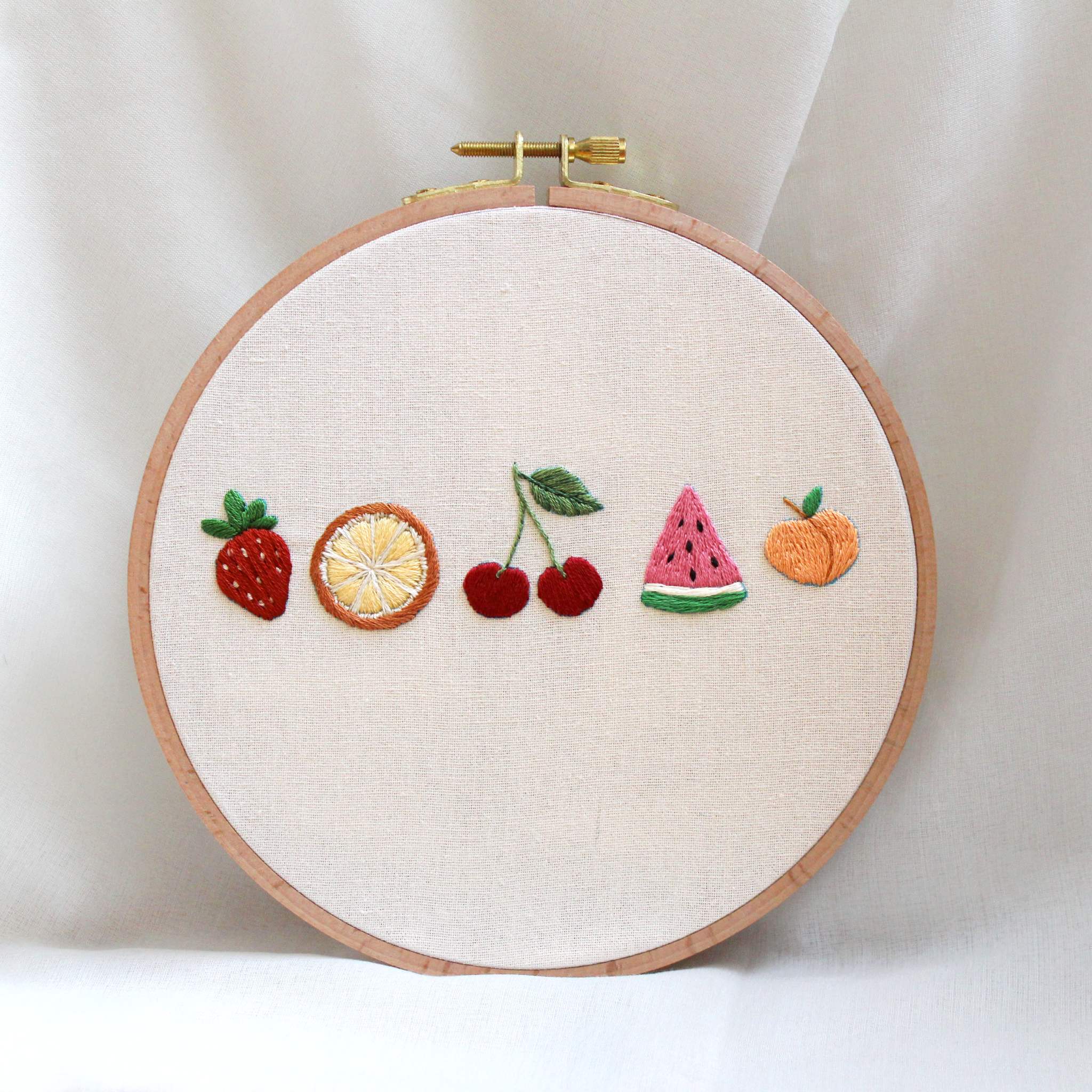 DIY Embroidery Kit - Fruits