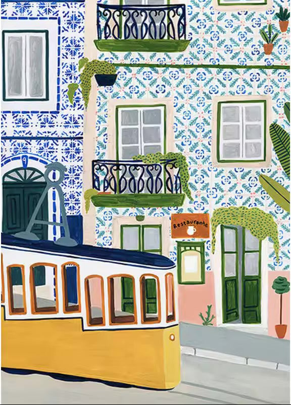 DIY Malen nach Zahlen Set - Lisbon No. 2