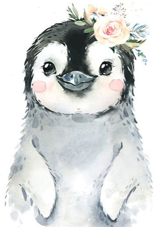 DIY Malen nach Zahlen Set - Penguin