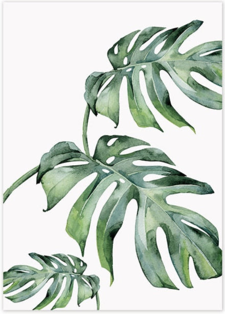 DIY Malen nach Zahlen Set - Leaves No. 8