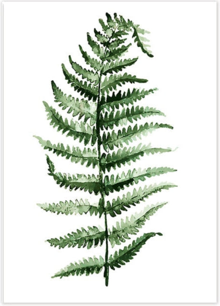 DIY Malen nach Zahlen Set - Leaves No. 5