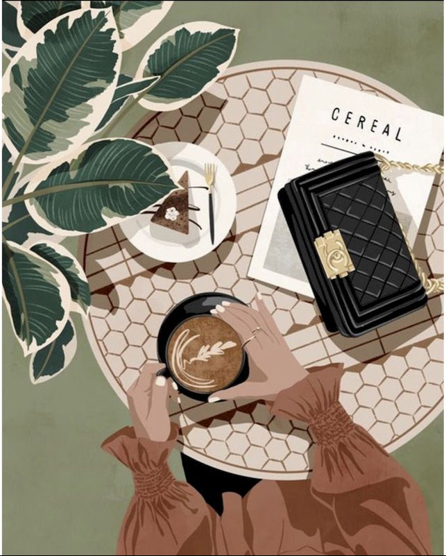 DIY Malen nach Zahlen Set - Coffee Date