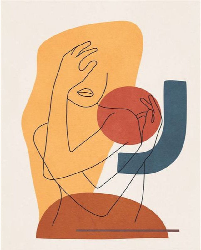 DIY Malen nach Zahlen Set - Linenart No. 3