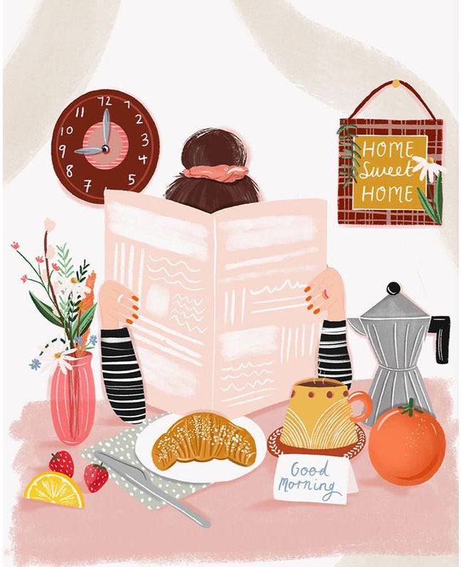 DIY Malen nach Zahlen Set - Breakfast