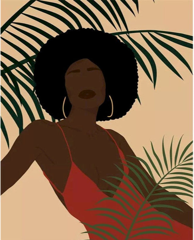 DIY Malen nach Zahlen Set - Botanical Beauty