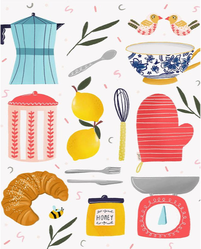 DIY Malen nach Zahlen Set - Kitchen Utilities