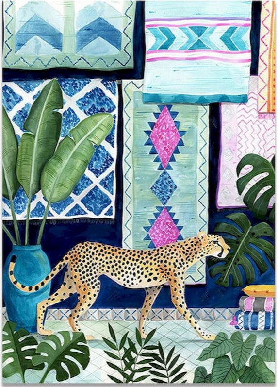 DIY Malen nach Zahlen Set - Tropical Vibes