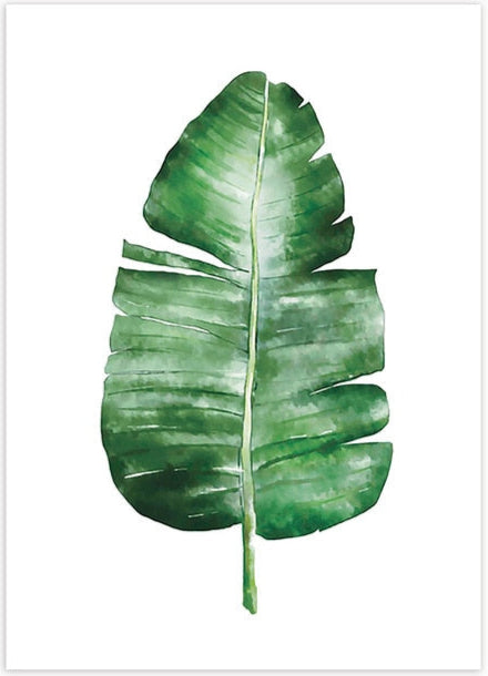 DIY Malen nach Zahlen Set - Leaves No. 1