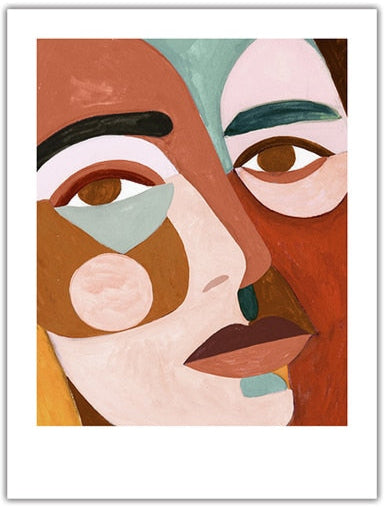 DIY Malen nach Zahlen Set - Abstract Face