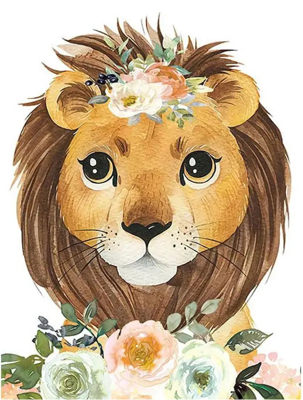 DIY Malen nach Zahlen Set - Lion