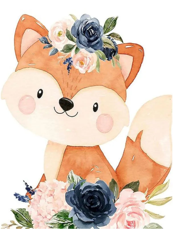 DIY Malen nach Zahlen Set - Fox