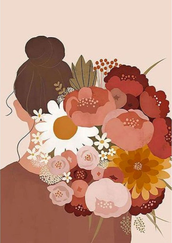 DIY Malen nach Zahlen Set - Bouquet of Flowers