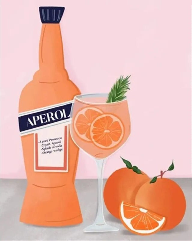 DIY Malen nach Zahlen Set - Drinks No. 3