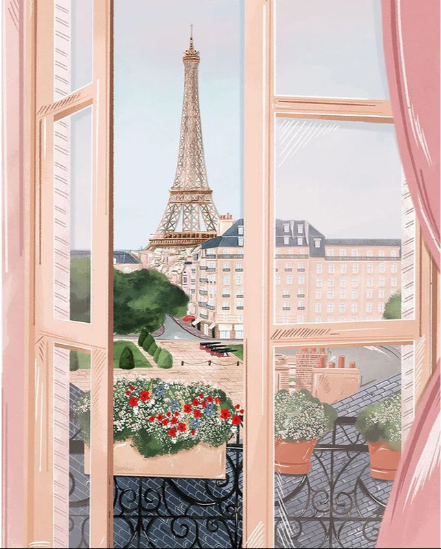 DIY Malen nach Zahlen Set - Paris No. 1